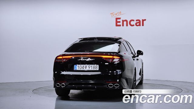 Kia Stinger из Кореи Encar