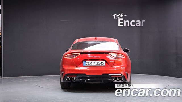 Kia Stinger из Кореи Encar