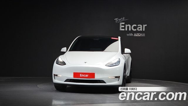 Tesla Model Y из Кореи Encar