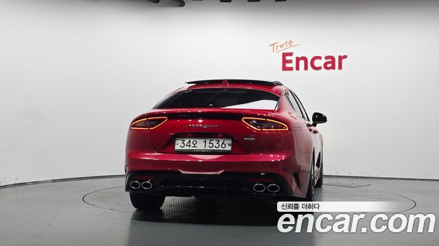 Kia Stinger из Кореи Encar
