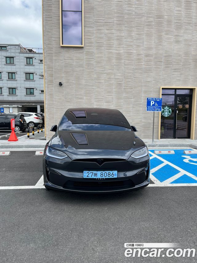 Tesla Model X из Кореи Encar