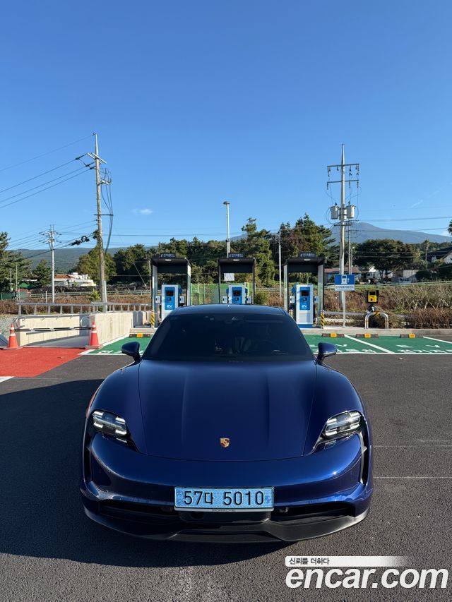 Porsche Taycan из Кореи Encar