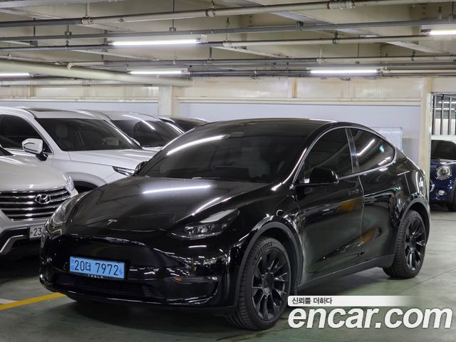 Tesla Model Y из Кореи Encar