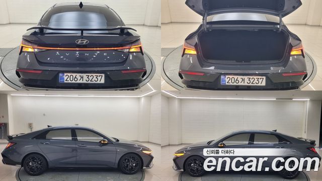 Hyundai AVANTE Inspiration N Line — пробег 15 030 км — фото 3 из 5