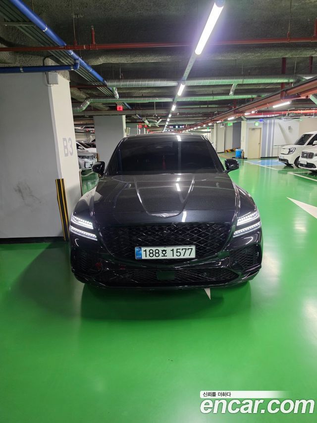 Genesis GV80 3.5T e-S/C Gasoline AWD black — пробег 23 000 км — фото 2 из 5