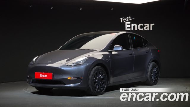 Tesla Model Y Long Range AWD — пробег 82 699 км — фото 1 из 5