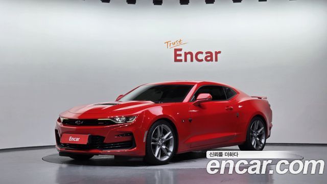 Chevrolet (Daewoo) Camaro SS 6.2 V8 Volcano Red — пробег 95 982 км — фото 1 из 5