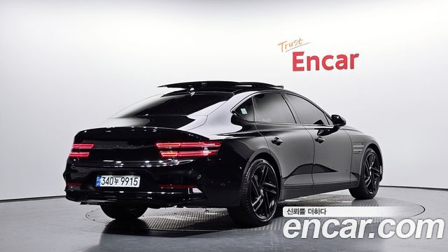 Genesis G80 Gasoline 3.5 Turbo AWD Black — пробег 5 126 км — фото 2 из 5