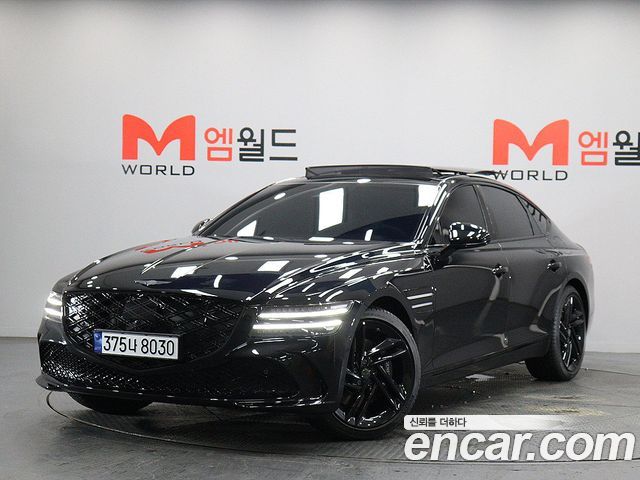 Genesis G80 Gasoline 3.5 Turbo AWD Black — пробег 160 км — фото 1 из 5