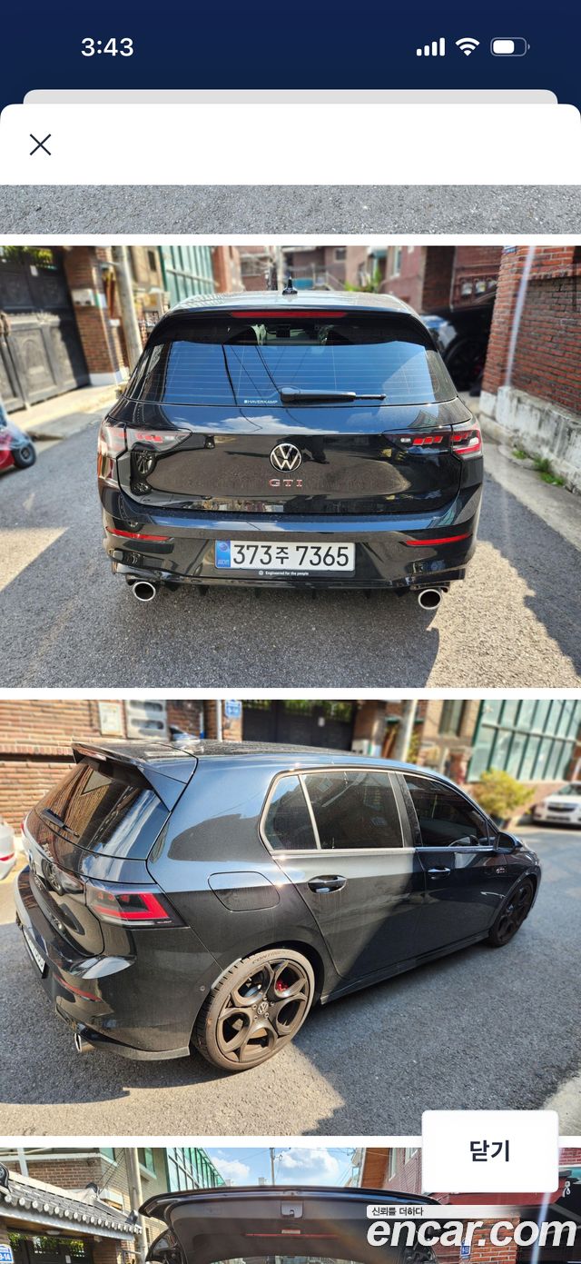 Volkswagen Golf 2.0 GTI — пробег 3 525 км — фото 3 из 5