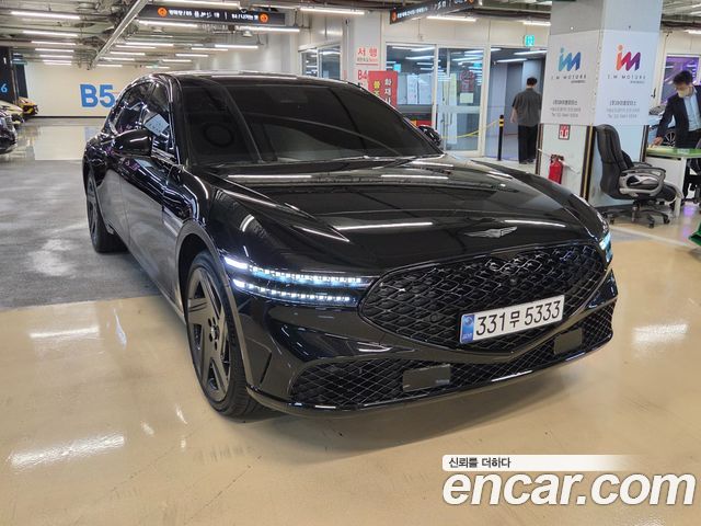 Genesis G90 Gasoline 3.5 Turbo e-S/C AWD Black — пробег 36 000 км — фото 2 из 5