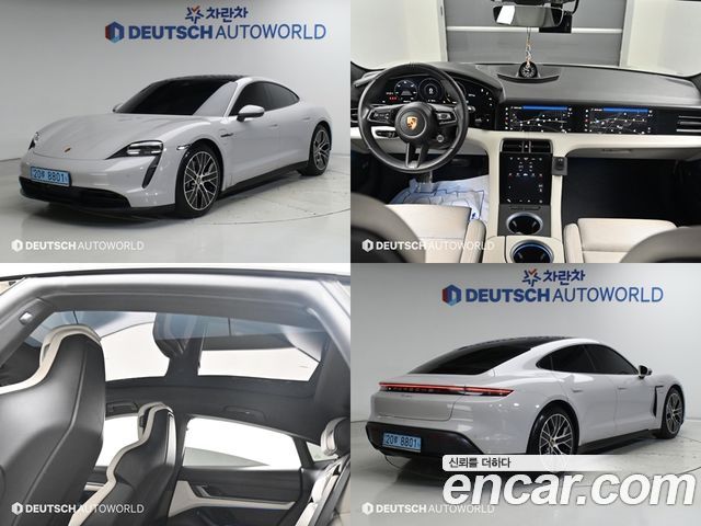 Porsche Taycan из Кореи Encar