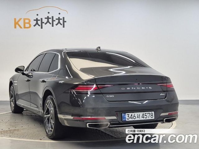 Genesis G90 Gasoline 3.5 Turbo AWD — пробег 49 891 км — фото 2 из 5