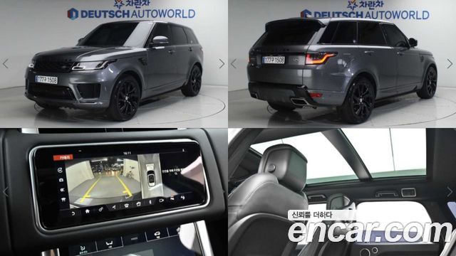 Land Rover Range Rover Sport из Кореи Encar