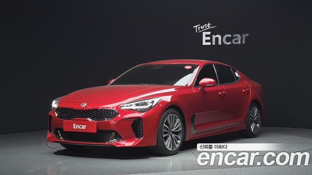 Kia Stinger из Кореи Encar
