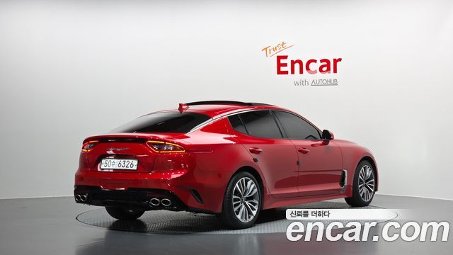 Kia Stinger из Кореи Encar