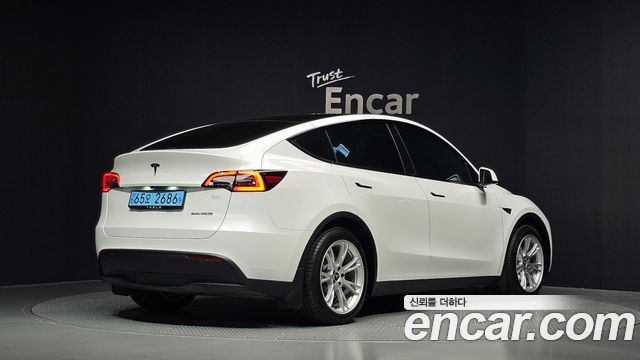 Tesla Model Y из Кореи Encar