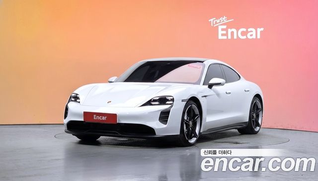 Porsche Taycan из Кореи Encar