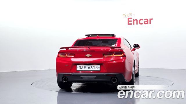 Chevrolet (Daewoo) Camaro SS 6.2 V8 Volcano Red — пробег 21 600 км — фото 4 из 5