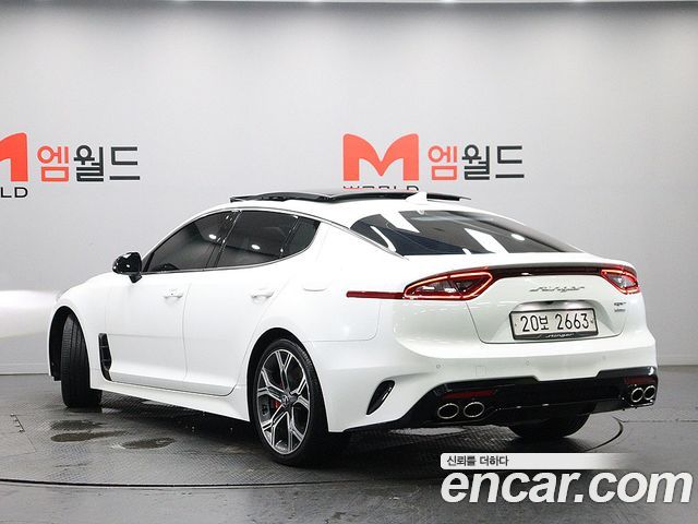 Kia Stinger из Кореи Encar