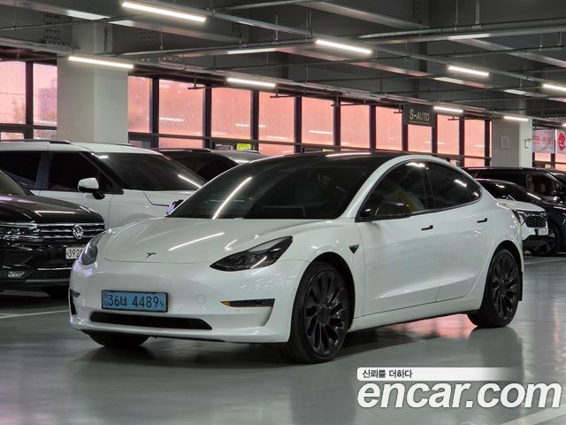 Tesla Model 3 из Кореи Encar