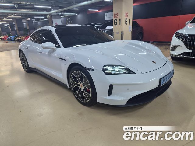 Porsche Taycan из Кореи Encar