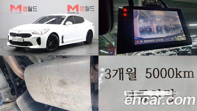 Kia Stinger из Кореи Encar