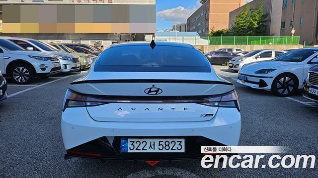 Hyundai AVANTE 1.6 Turbo N Line Sport — пробег 84 298 км — фото 4 из 5