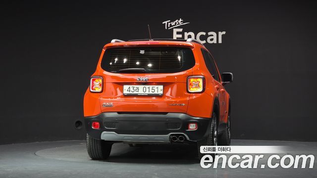 Jeep Renegade 2.0 Diesel Limited AWD — пробег 91 618 км — фото 4 из 5