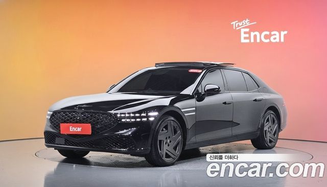 Genesis G90 Gasoline 3.5 Turbo e-S/C AWD Black — пробег 21 214 км — фото 1 из 5