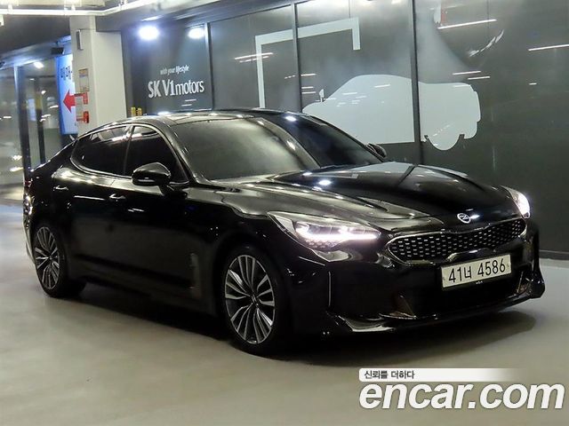 Kia Stinger из Кореи Encar