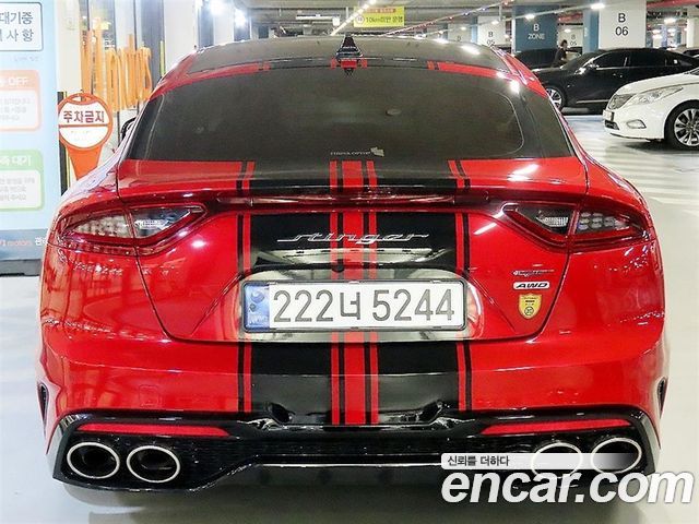 Kia Stinger из Кореи Encar