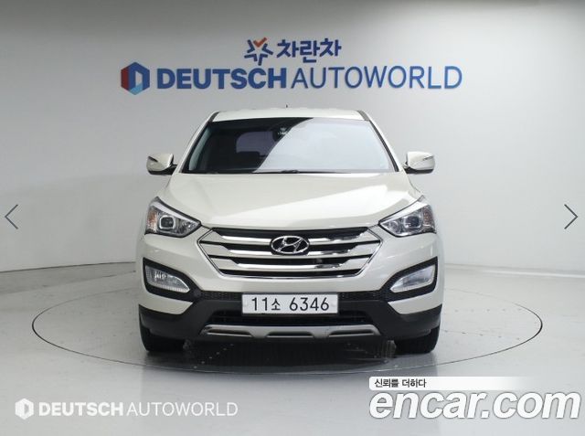 Hyundai Santafe Diesel(e-VGT) 2.0 4WD Smart — пробег 203 484 км — фото 3 из 5