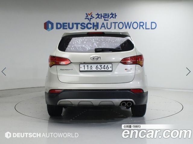 Hyundai Santafe Diesel(e-VGT) 2.0 4WD Smart — пробег 203 484 км — фото 4 из 5