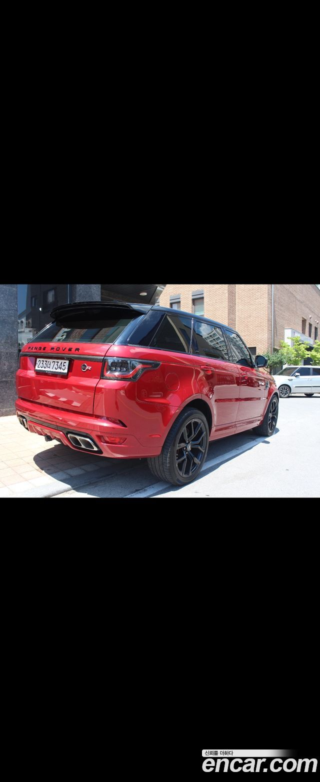 Land Rover Range Rover Sport 5.0 SVR — пробег 46 500 км — фото 4 из 5