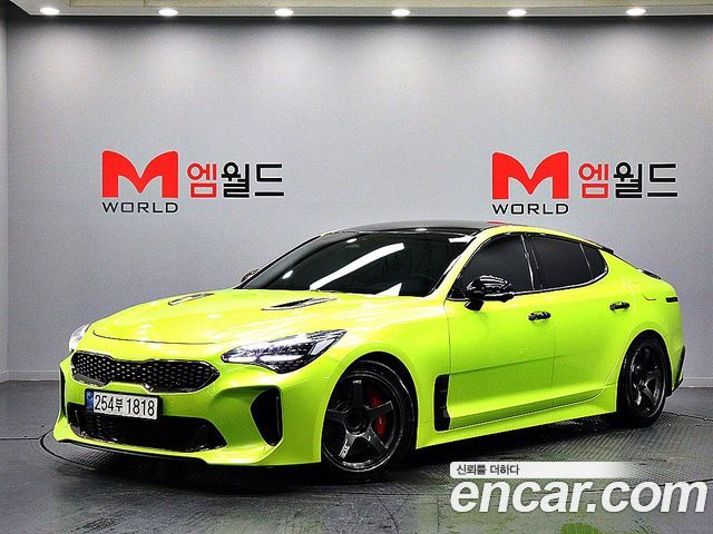 Kia Stinger из Кореи Encar