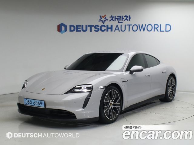 Porsche Taycan из Кореи Encar