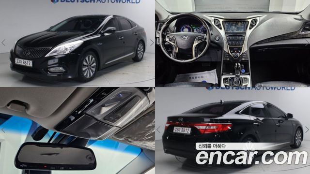 Hyundai Grandeur из Кореи Encar